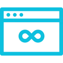 unlimited websites hosting feature icon